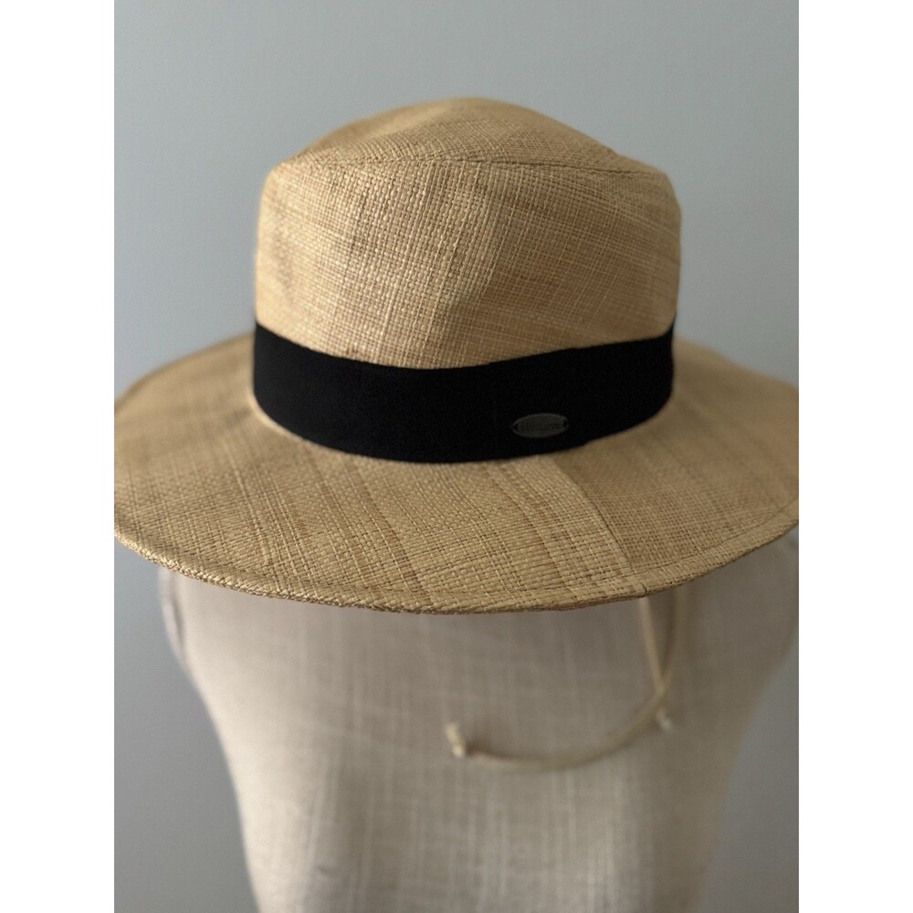 Wallaroo Morgan Hat Fedora Lightweight Raffia Straw Hat Classic UPF50+